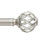 Aiden Steel Adjustable Single Curtain Rod