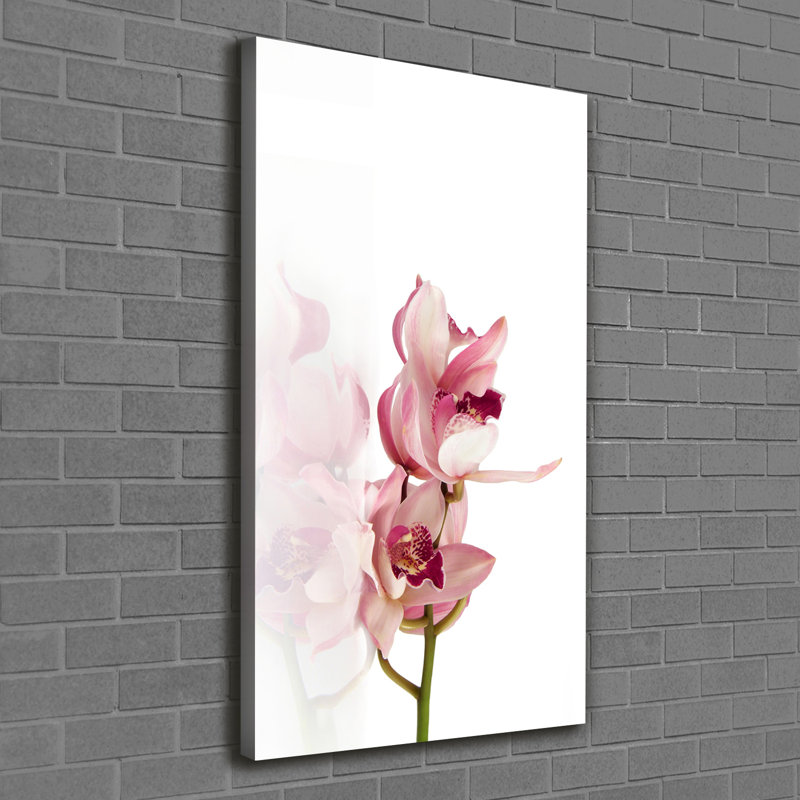 Pink Orchid - Wrapped Canvas Print