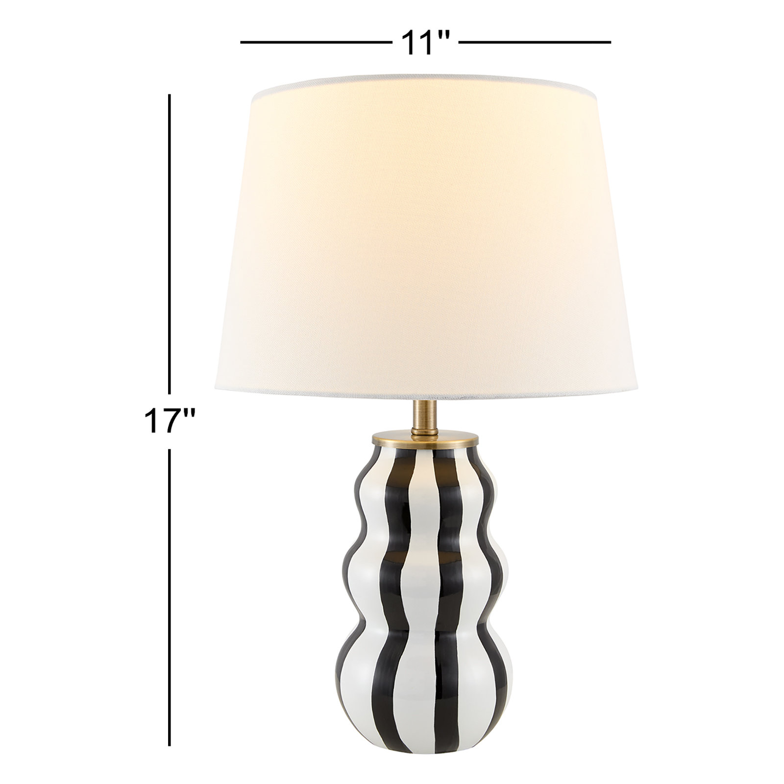 Samp Table Lamp Set, Black