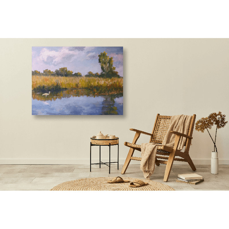 Intercoastal - Artist Enhanced Canvas Print, 30" H x 40" W x 1.5" D, Unframed
