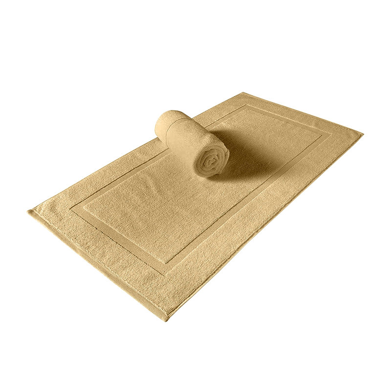 Tapis de bain réversible Isolt, Beige