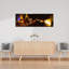Buildings lit up at night Las Vegas Nevada USA 1 Piece Wrapped Canvas Panoramic Wall Art-66297020