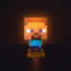Lampe de bureau Minecraft Steve Figural | 13 pouces de hauteur
