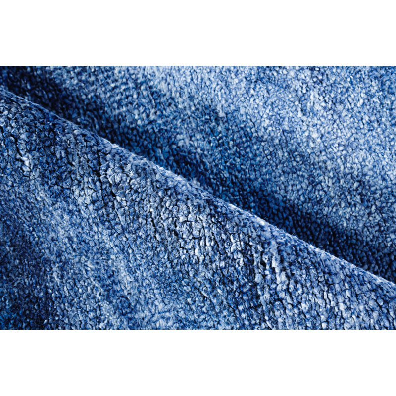 Plush Area Rug in Navy, Rectangle 10' x 14'