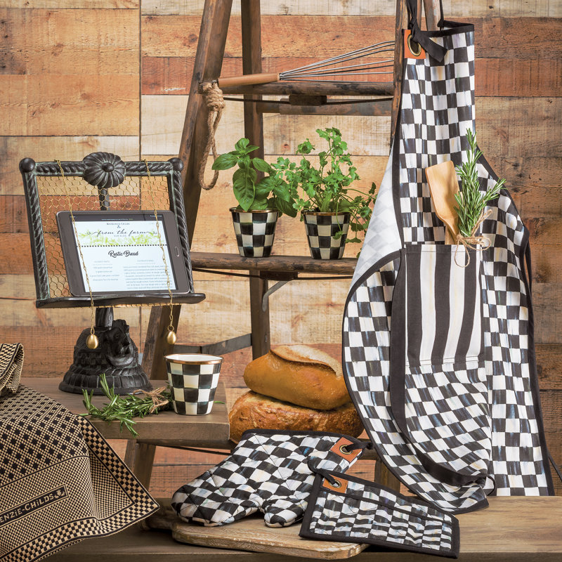 Courtly Check Herb Pots