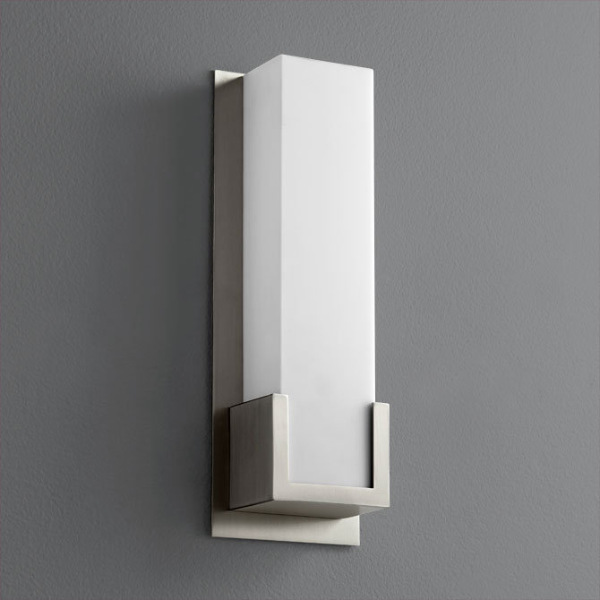 Plafonnier encastré 1 lumière del courtney, Nickel satiné