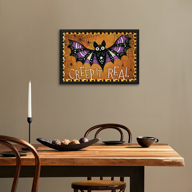 «Creep It Real Bat», reproduction d'art murale, affiche de galerie, H 16 po x l 24 po