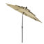 Ensemble de salle à manger carré pour 4 personnes 37 "avec coussins et parasol Salem-100188000