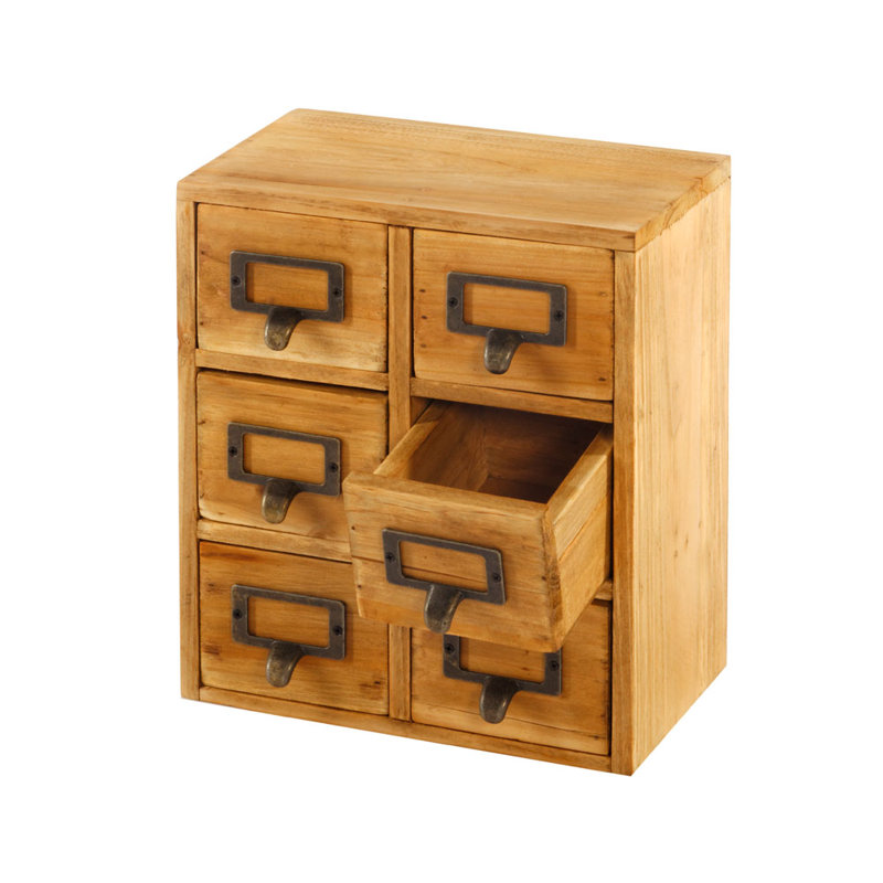 Jennifer Solid Wood 23 cm W Chest of 6 Drawers
