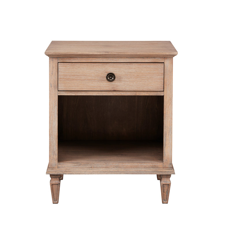 Table de chevet contemporaine avec finition et espace fonctionnel H 29 "Compositions Pw