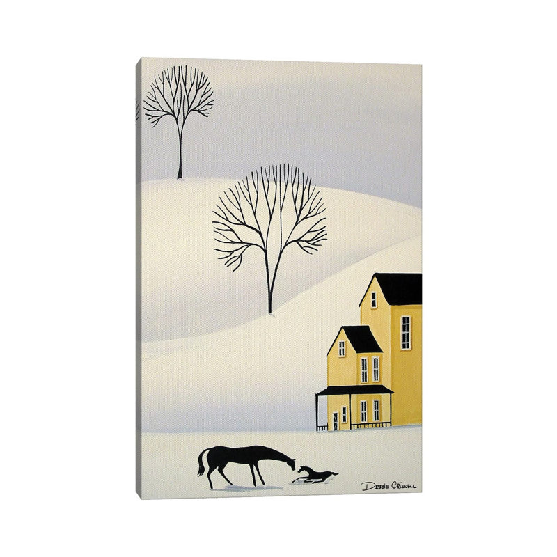 December Birthday by Debbie Criswell - Painting on Canvas, 66.04 cm H x 45.72 cm W x 1.91 cm D, Wrapped Canvas