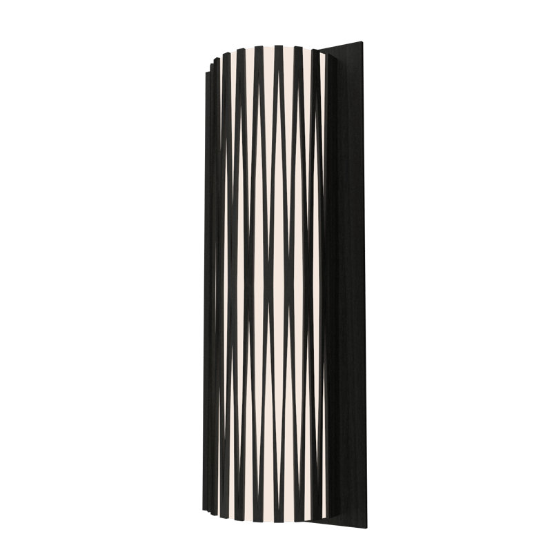 Living Hinges 2 - Light Flush Mounted Sconce, Charcoal