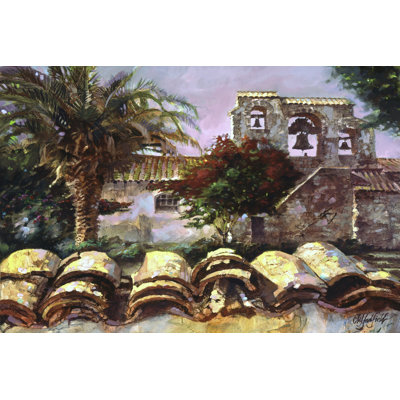 Wall At San Miguel - Wrapped Canvas Print