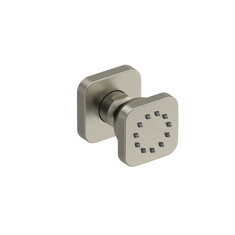 Vaporisateur pour le corps à fonction unique Riobel, Nickel brossé