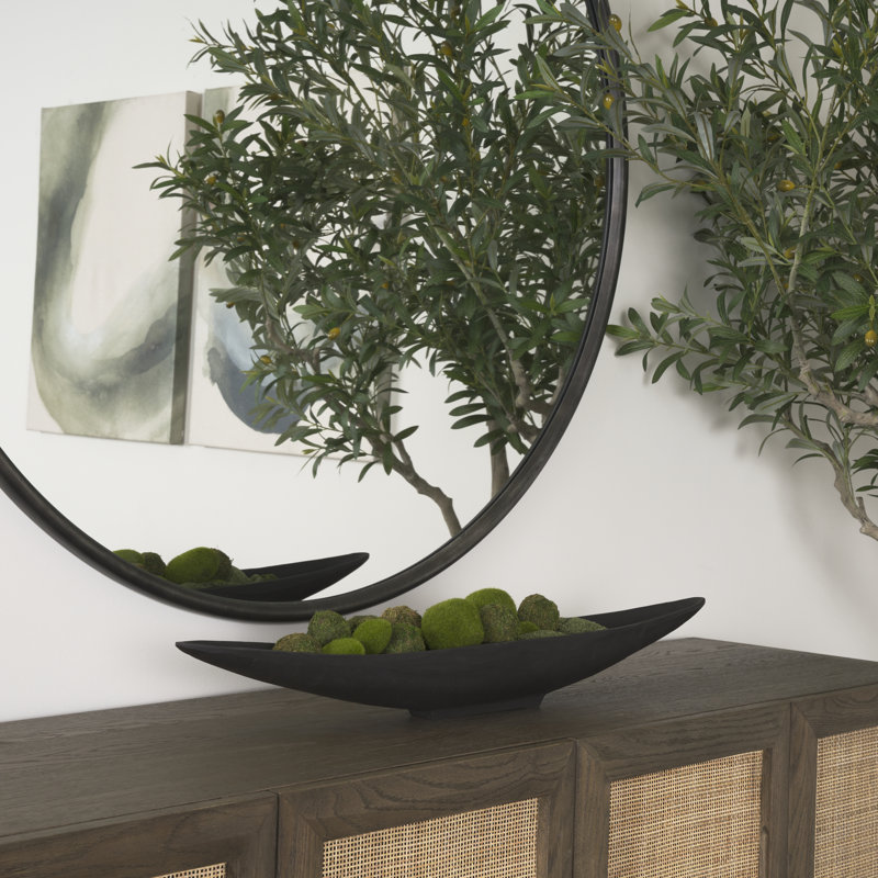 Morant Metal Decorative Bowl 1, 4" H x 31.5" W x 5" D