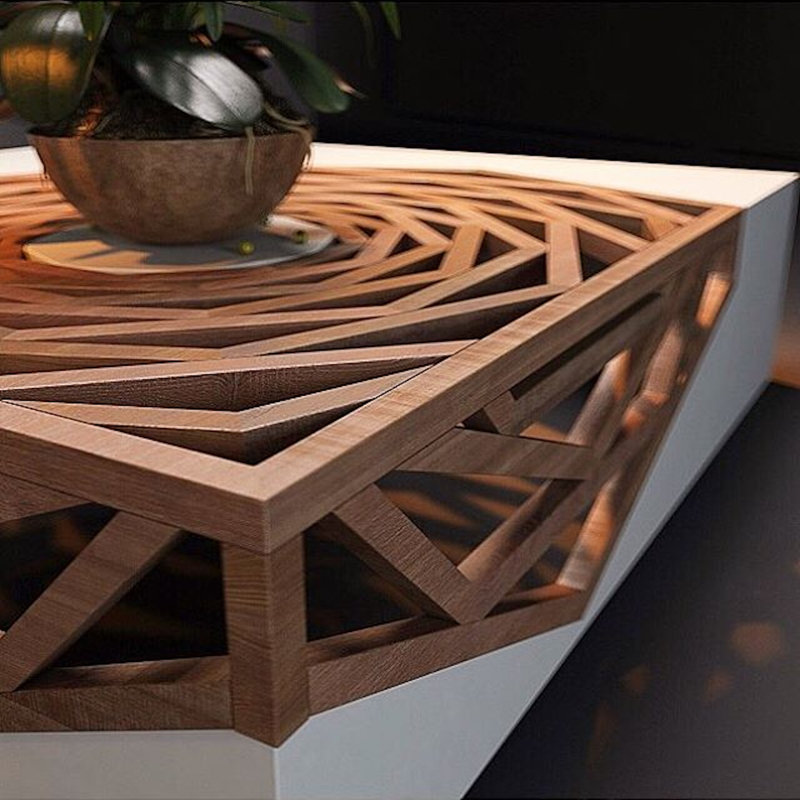 Hanako Cocktail Table, White