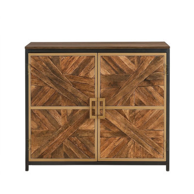 Chesney Two Doors Wood Accent Cabinet