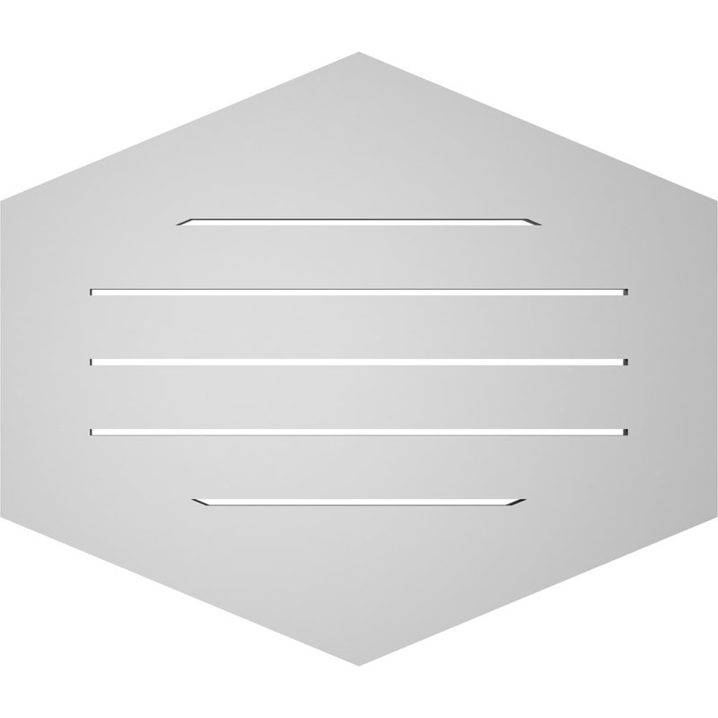 Pente verticale verticale en uréthane 5 pi, H 24 po x l 28 po x P 1 po