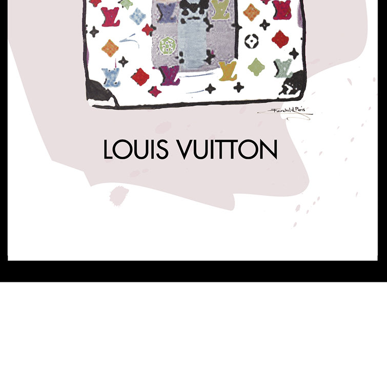 Fairchild Paris Venice Beach Collections Louis Vuitton Bag Framed Print  Wall Art