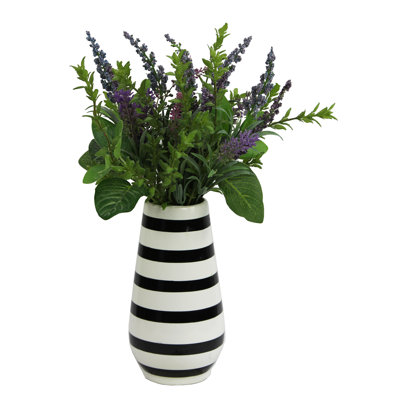 Fabric Mixed Assortment Arrangement in Vase