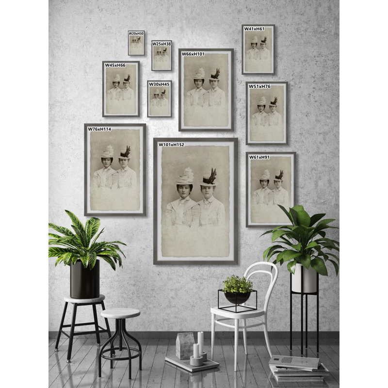 Embrace Elegance - Single Picture Frame Print, 30cm H x 20cm W x 3.81cm D