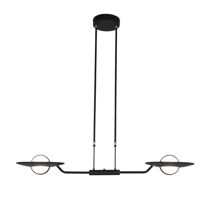 Sotelo 4 - Light LED Unique/Statement Pendant, Black