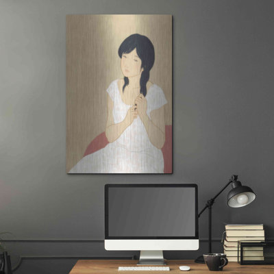 Luxe Metal Art 'Shizuka' By Sai Tamiya, Metal Wall " Shizuka " by Sai Tamiya