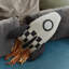 Knitted Cushion Rocket 9" X 1' 4"