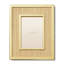Colette Rattan Matted Rectangle Picture Frame