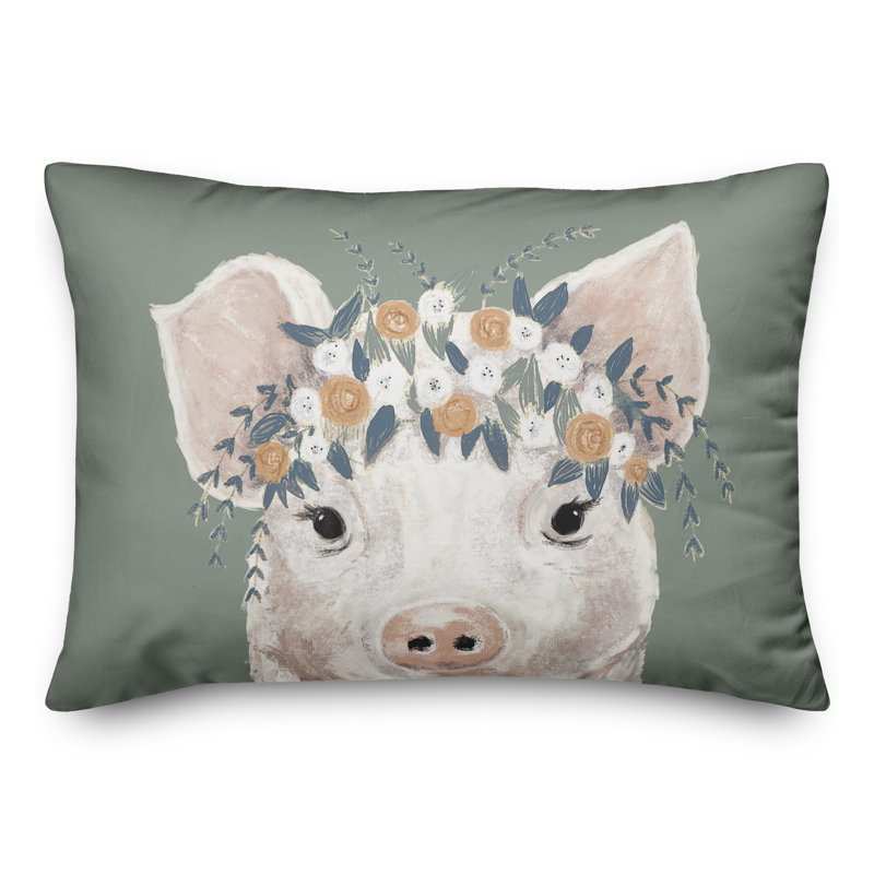 Housse de coussin rectangulaire en polyester 