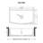 Ruvati 33 inch Fireclay Farmhouse Kitchen Sink Bow Front Curved Apron Single Bowl-101340348