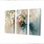 Ensemble de salon art floral doré coup de pinceau abstrait-107212611-107212616