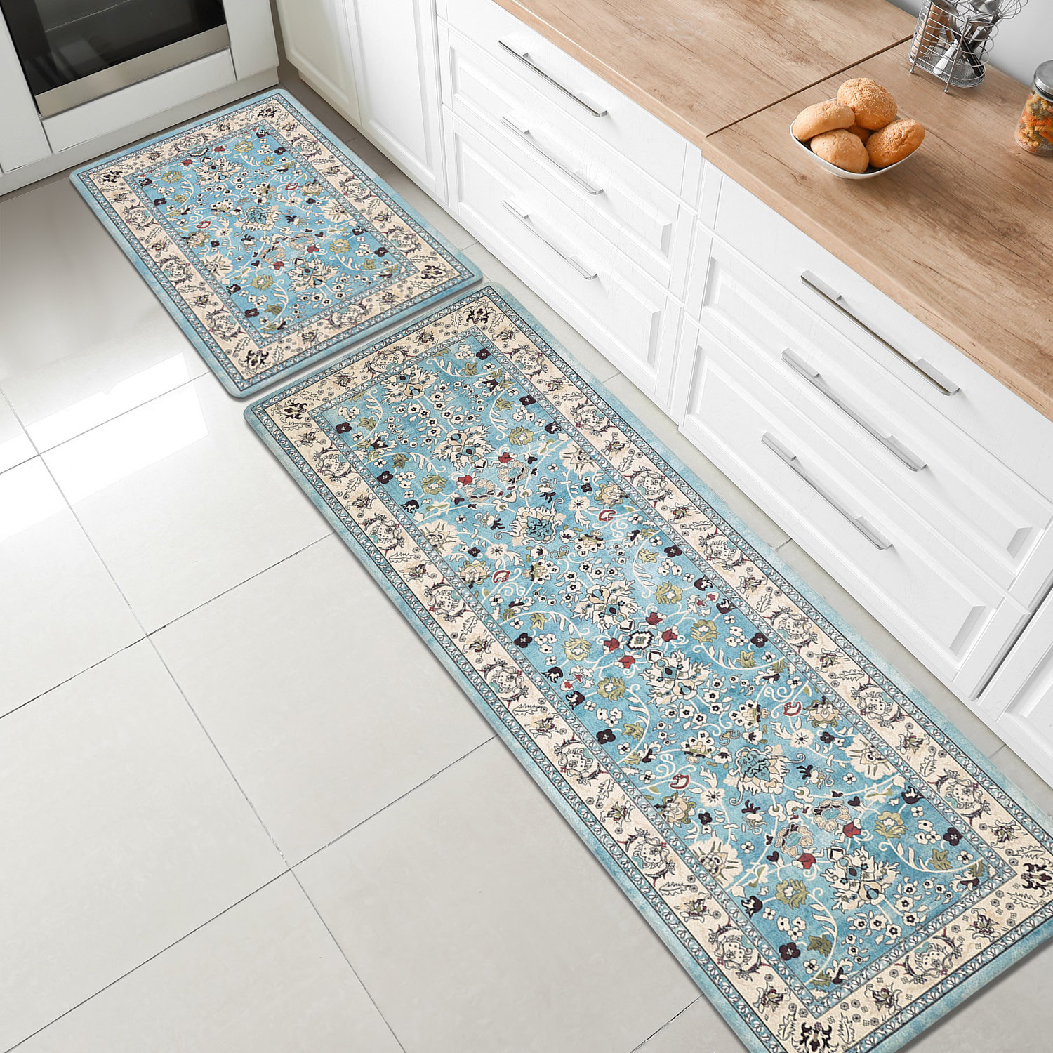 Dworman Anti-Fatigue Non-Skid French Kitchen Mat