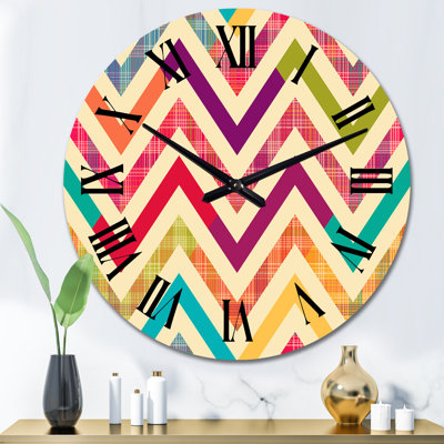 Horloge murale Zigzag