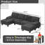 Canapé modulaire rembourré 2 pièces Struckle-1470655780