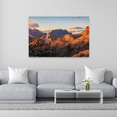 Dolomites, paysage abstrait contemporain, art de montagne