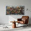 Ensemble de 1 tableau mural en relief floral sur toile-129276802-129276804