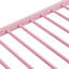 Lit superposé en métal rose simple sur simple