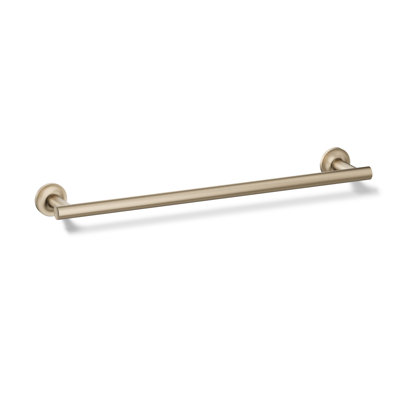 Purist® Wall Mounted Round Towel Bar, Metal Wall-Mounted Towel Holder