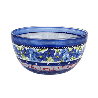Barcelona Blue Flowers 6" Serving Bowl