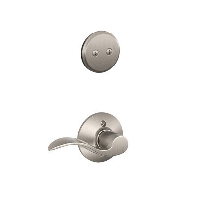 Accent Inactive Interior Lever Dummy Entry Set (Exterior Portion Sold Separately)