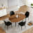 Walnut Oval Extendable Dining Table