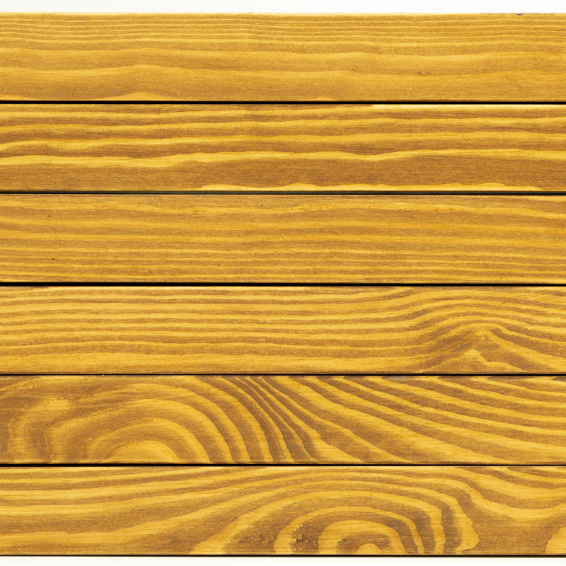 Solid Wood Floating Shelves，Rustic Wooden Wall Shelves, Yellow Brown, 1.25" H x 8" W x 6.7" D