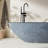 Freestanding Bathtub 67" Resin Stone Soaking Tub With Ergonomic Design