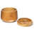 Rounded Edge Efran Wooden Bowl with Lid - Regular