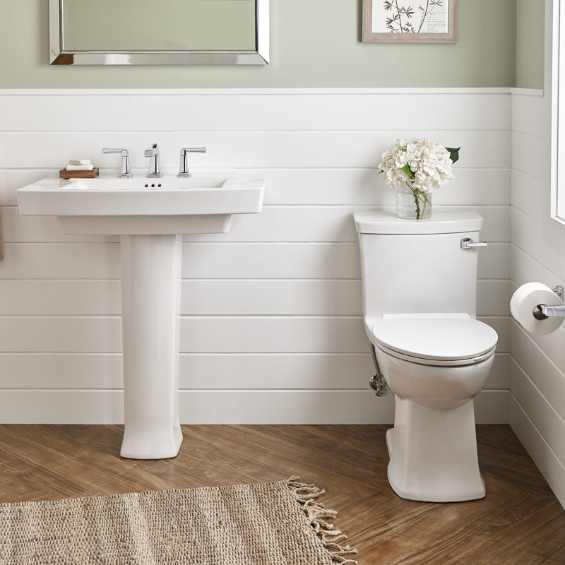 Toilette allongée une pièce à double chasse Townsend® VorMax® (siège inclus)