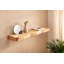 Acacia Solid Wood Floating Shelf-615615979