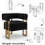 Accent Armchair With Metal Frame(Set Of 2)-719785020