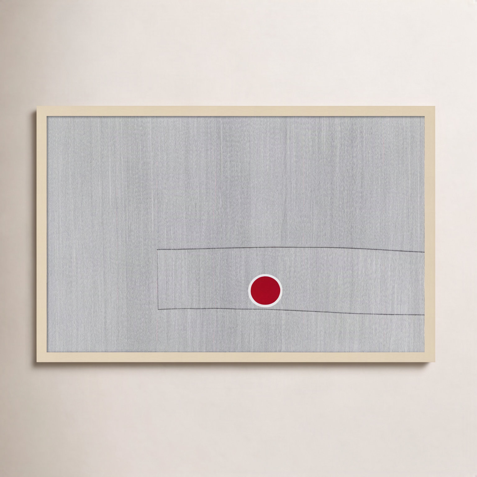 Grey Drawing Fifty Seven Print, Brown, 22" H x 33" W x 1" D