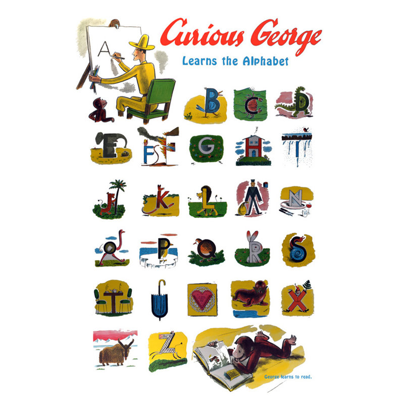 Curious George apprend l'alphabet